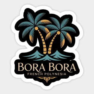 Bora Bora French Polynesia Sticker